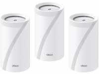 TP-Link Deco BE65 Wi-Fi 7 Mesh WLAN Set(3 Pack), Tri-Band 5760 Mbit/s (6 GHz) + 2880