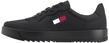 Tommy Jeans Herren Cupsole Sneaker Retro Essential Schuhe, Schwarz (Black), 43