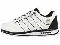 K-Swiss Herren Rinzler Sneaker, White/Black/Black, 45 EU
