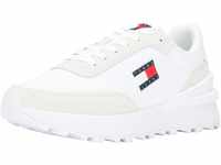 Tommy Jeans Damen Runner Sneaker Schuhe, Weiß (White), 39 EU