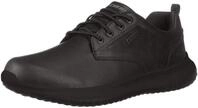 Skechers Herren Delson Antigo Half shoes, Black Leather, 42.5 EU