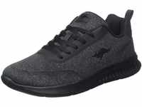 KangaROOS Unisex KL-A Mart Sneaker, Jet Black/Mono, 41 EU