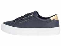 Tommy Hilfiger Damen Vulcanized Sneaker Essential Vulc Leather Sneaker Schuhe,
