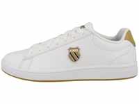 K-Swiss Herren Court Shield Sneaker, White/AberGold/Java, 46 EU