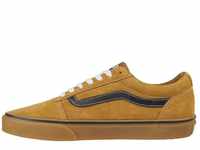 Vans Herren Ward Sneaker, Suede/Mesh Golden Brown/Gum, 43 EU
