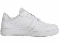 Tommy Jeans Damen Cupsole Sneaker Retro Basket Schuhe, Weiß (White), 40 EU