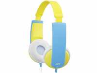 JVC HA-KD5-Y-E Kinder Stereo Kopfhörer mit reduzierter Lautstärke (85dB/1mW), Gelb