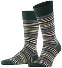 FALKE Herren Socken Microblock M So Baumwolle gemustert 1 Paar, Gr&uuml;n Hunter Green