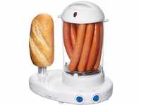 Clatronic® 2in1 Hot Dog Maker & Eierkocher | Hotdog Maker Set für 1-14 Würstchen 