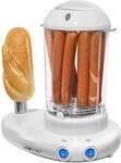 Clatronic&reg; 2in1 Hot Dog Maker & Eierkocher | Hotdog Maker Set f&uuml;r 1-14 W&uuml;rstchen 