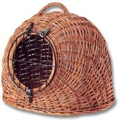 Aum&uuml;ller Katzenh&ouml;hle/Transportkorb aus Vollweide, lackiert - 60 cm