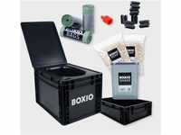 BOXIO Toilet MAX+ Komplettset, Mobile Trenntoilette, kompakte Campingtoilette