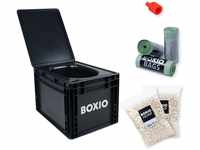 BOXIO Toilet Plus - Trenntoilette mit Starter Kit, Mobile Camping Toilette 40 x...