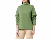 s.Oliver Damen Sweatshirt mit Stehkragen Green, 48