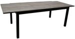 DEGAMO Gartentisch Ausziehtisch FARO XL, 180/240x100cm, Aluminium anthrazit +...