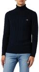 Gant Herren Cotton Cable Turtle Neck Pullover (1er Pack)