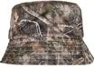 Flexfit Yupoong Unisex Bucket Hat zum Wenden, Kanati Camo Muster & Sherpa Futter,