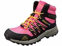 Kappa Unisex Kinder Stylecode: 261065t Boxford Mid Tex T Sneaker, Pink Yellow, 36 EU