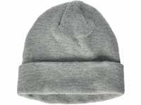Build Your Brand Unisex kraftig strik Beanie Hat, heather grey, Einheitsgröße EU