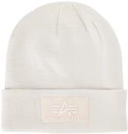 Alpha Industries VLC Beanie Klassiches Unisex Beanie Jet Stream White