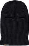 Alpha Industries Herren Label Balaclava Beanie-M&uuml;tze, Schwarz, Einheitsgr&ouml;&szlig;e EU