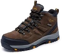 Skechers Herren Relment Pelmo Wanderstiefel, Khaki, 39.5 EU Weit