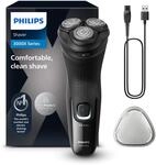 Philips Shaver Series 3000X &ndash; Elektrischer Rasierer f&uuml;r Herren in Schwarz, Nass-