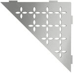 Schl&uuml;ter Shelf-E-S1 210x210mm Floral (Edelstahl geb&uuml;rstet)