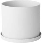 Blomus -Nona- Kr&auml;utertopf Gr&ouml;&szlig;e S, sanfter Wei&szlig;ton, Elegantes Wohnaccessoire,