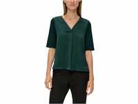 s.Oliver BLACK LABEL Damen T-Shirt Kurzarm, Green, 38