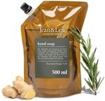 Jean & Len Handseife Rosemary & Ginger, reinigt beanspruchte H&auml;nde, f&uuml;r die