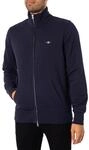 Gant Herren REG Shield Full Zip Sweat Logo Sweatjacke MIT REI&szlig;VERSCHLUSS, Evening