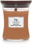 WoodWick | Mittlere Kerze | Santal Myrrh | Tolles Geschenk f&uuml;r Frauen