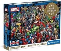 Clementoni Marvel-Universe-Impossible Puzzle 1000 Teile