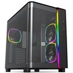 MONTECH King 95 PRO Tempered Glass ARGB Midi-Tower PC-Geh&auml;use Schwarz