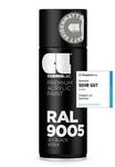 COSMOS LAC Spr&uuml;hlack schwarz, seidenmatt/Satin - Spraydose 400ml - Spr&uuml;hfarbe Lack