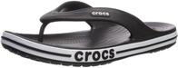 Crocs Unisex Erwachsene Bayaband Flip Flip, Black/White, 37/38 EU