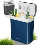 Juskys elektrische K&uuml;hlbox 24 Liter 12 V / 230 V f&uuml;r Auto, LKW, Reisemobil, Camping
