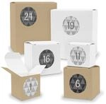 DIY itenga AdventskalenderSet V03 zum Selberbef&uuml;llen 24x Quader W&uuml;rfel gemischt