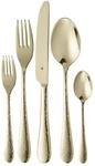WMF Sitello Besteck Set 6 Personen, Gold-Edition, Essbesteck Set 30 teilig,