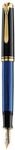 Pelikan F&uuml;llhalter Souver&auml;n 400, Schwarz-Blau, Feder EF (extra-fein), hochwertiger