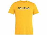 Salewa Herren Puez Hybrid 2 Dry M S/S Tee T Shirt, Gold Melange, L EU