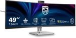 Philips 49B2U5900CH - 49 Zoll QHD Curved Monitor, 75Hz, VA, 4ms, HDR400, KVM,...