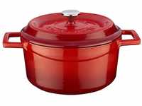 Lava Cooking CASSEROLE ROND 200 MM 2.60 LTR LVYTC20K2R RED/BLACK