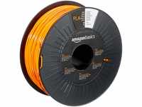 Amazon Basics 3D-Drucker-Filament aus PLA-Kunststoff, 1.75 mm, Orange, 1-kg-Spule