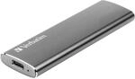 Verbatim Vx500 SSD 2 TB (Externe SSD, USB-C, bis zu 500 MB/s Lesegeschwindigkeit, 440