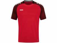 JAKO Unisex Kinder t-shirt T Shirt Performance, Rot/Schwarz, 140 EU
