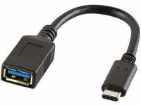 LogiLink CU0098 - USB 3.1 (Gen1) Kabeladapter (15cm), USB-C Stecker - auf USB-A