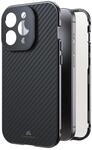 Black Rock H&uuml;lle f&uuml;r iPhone 15 Pro (Carbon Beschichtung, Kameraschutz,