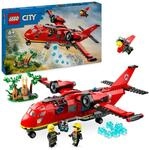 LEGO City Fire Rescue Plane Toy for 6 Plus Year Old Boys, Girls and Kids Who Love